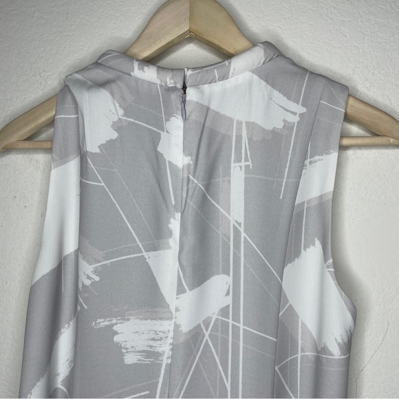 Keepsake Sun Up Mini Dress In Brush Stroke Print - Picture 5 of 7